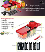 Multifunctional vegetable chopper with grater, cutter, and slicer for kitchen use.